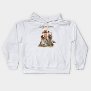 Brittany Spaniel Kids Hoodie